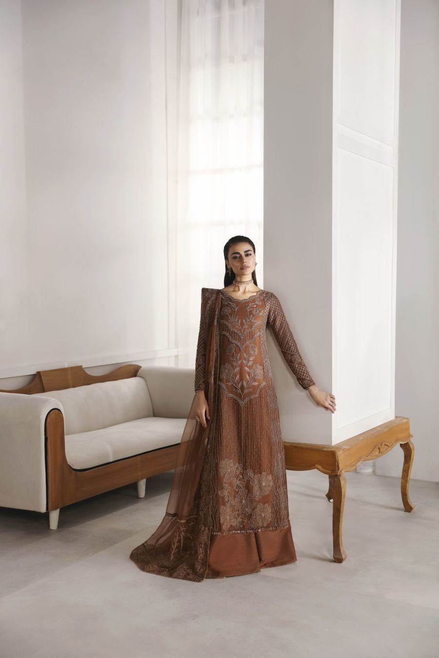 Ambre - Hand Embroidered Dress
