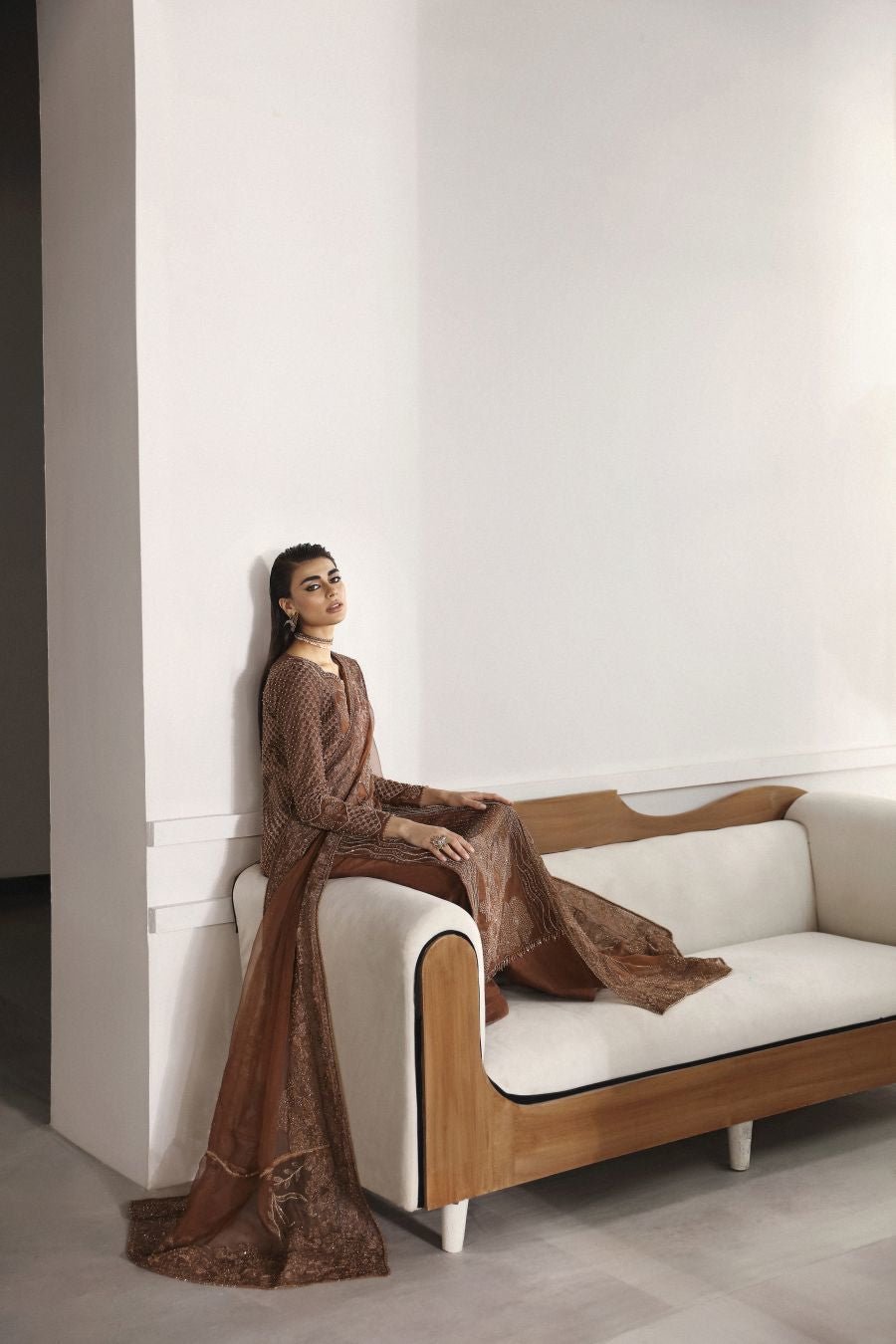 Ambre - Hand Embroidered Dress