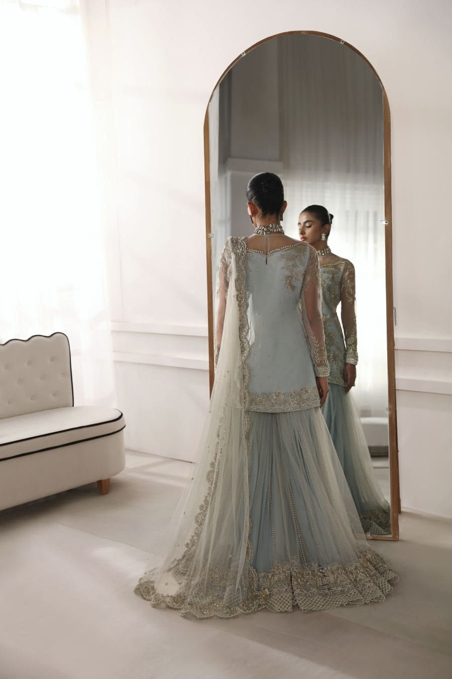 Aqua - Sharara Dress for Wedding