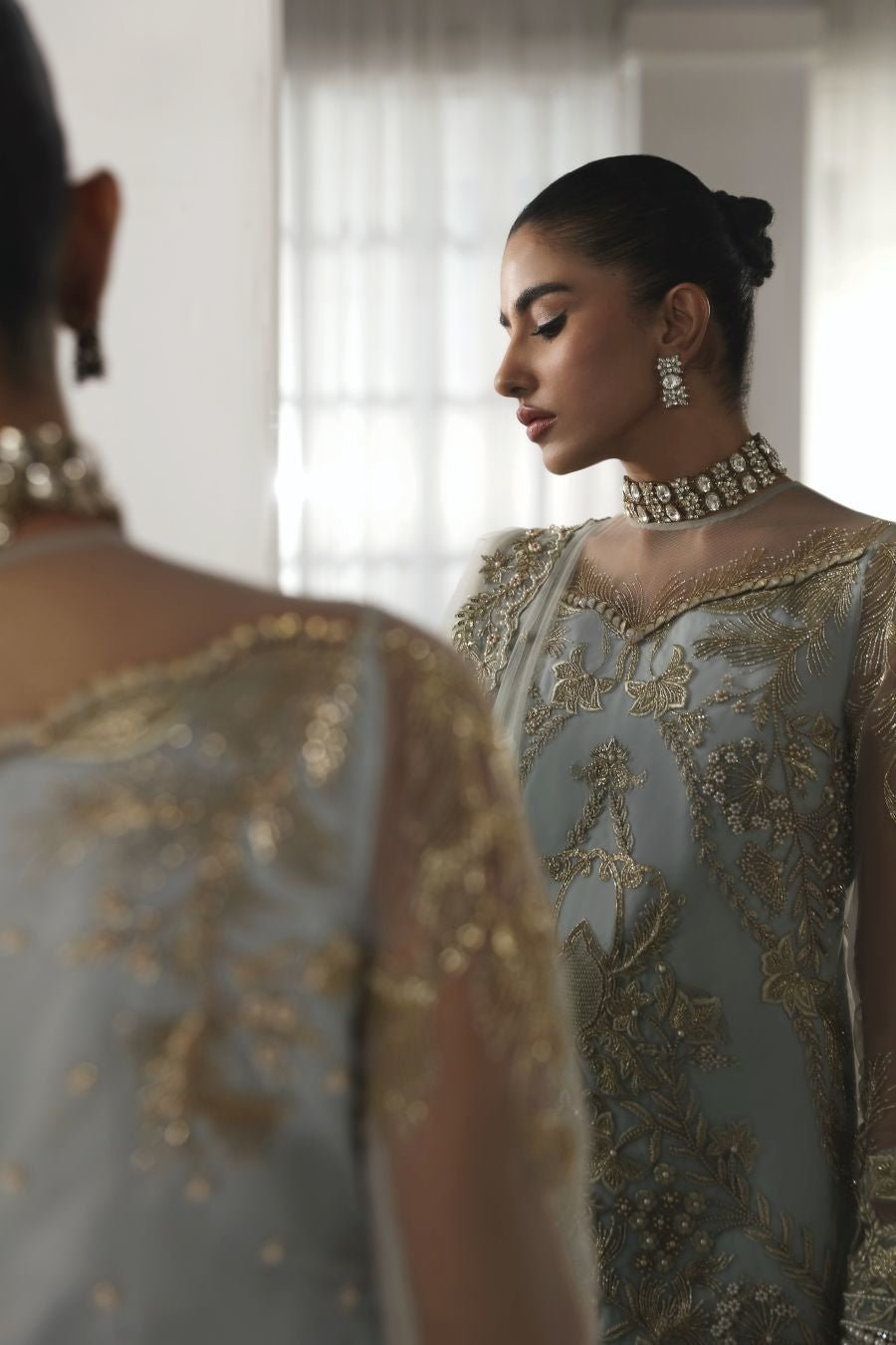 Aqua - Sharara Dress for Wedding