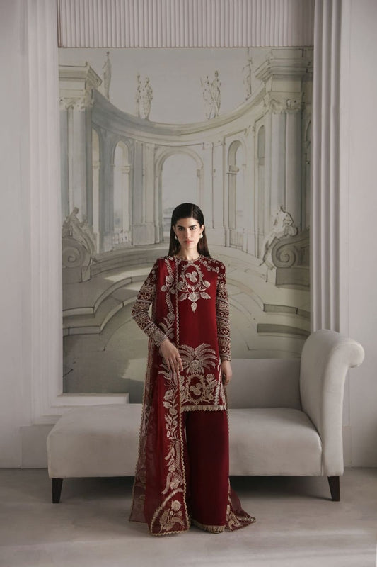 Crimson - Chiffon Dress